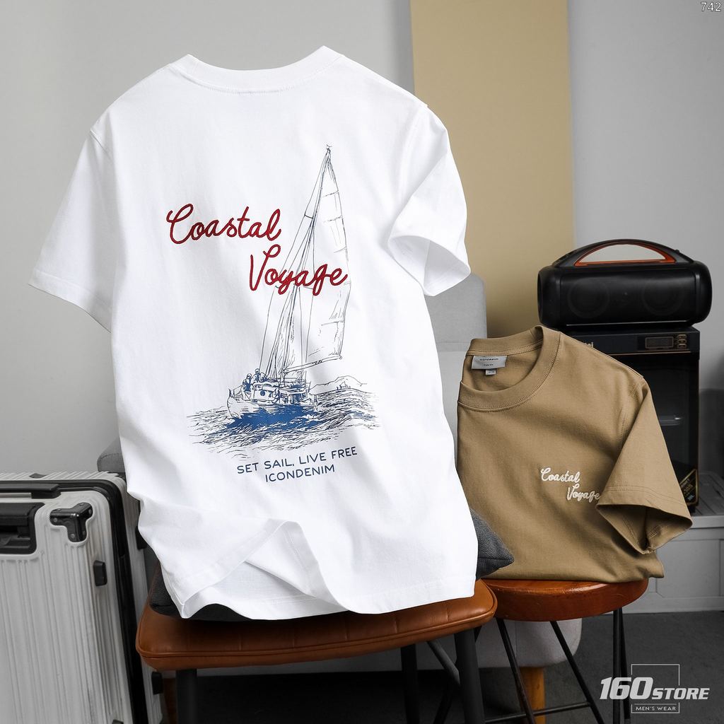 Áo Thun Nam ICONDENIM Coastal Voyage ATID0742 | BigBuy360 - bigbuy360.vn