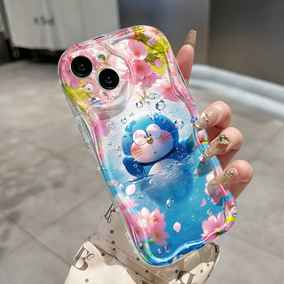 Ốp Lưng OPPO A53 2020 A33 2020 A53s A54 A32 A11s Case Trong suốt Hoạt hình Mèo xanh đáng yêu