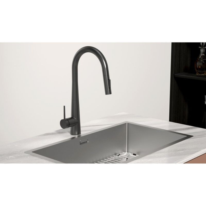Vòi Rửa Bát Hafele HT25-SH1P417 Đen 567.24.498 – Inox Cao Cấp, Sang Trọng