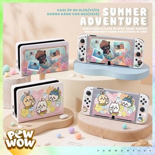 Oled Case Ốp Máy / Case Ốp Dock Dành Cho Máy Game Nintendo Switch Phong Cách Summer Adventure