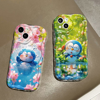 Ốp Lưng OPPO A53 2020 A33 2020 A53s A54 A32 A11s Case Trong suốt Hoạt hình Mèo xanh đáng yêu
