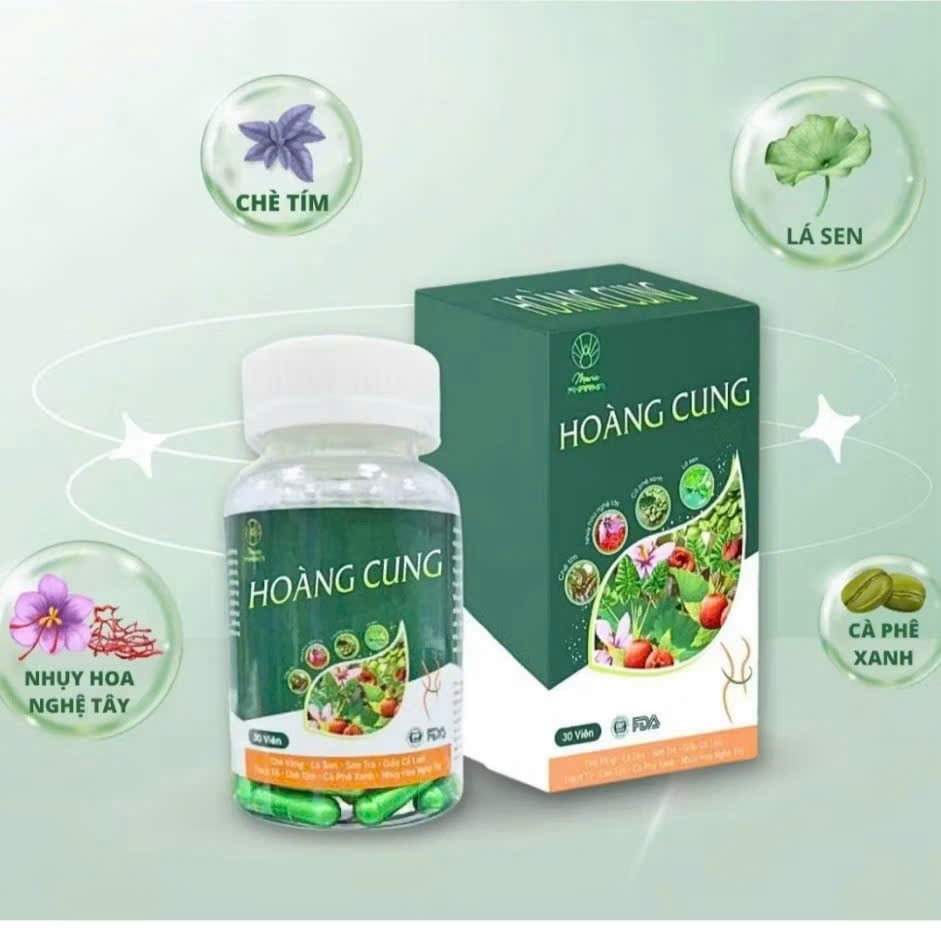 Giảm cân Hoàng Cung Slim Natural Hộp 30 Viên giảm cân an toàn