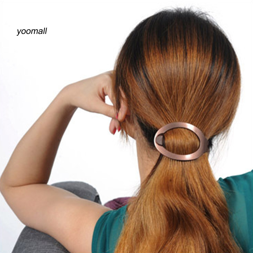 Thời trang nữ bé gái - kẹp tóc nhựa mềm dành cho búi và updo