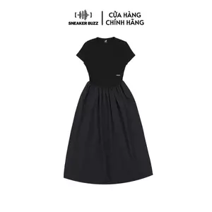 Váy Kangol Dress Black Unisex 66221581C20
