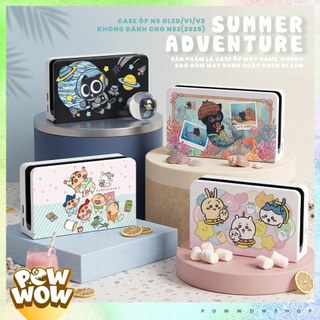 Oled Case Ốp Máy / Case Ốp Dock Dành Cho Máy Game Nintendo Switch Phong Cách Summer Adventure