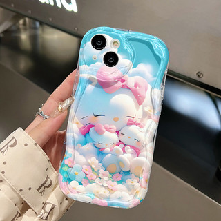 Ốp Lưng Xiaomi Redmi 10 Prime 10C Case Trong suốt Hoạt hình mèo trắng đáng yêu