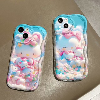 Ốp Lưng Xiaomi Redmi 10 Prime 10C Case Trong suốt Hoạt hình mèo trắng đáng yêu