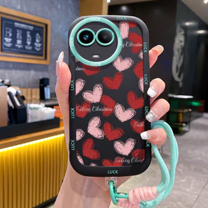 Ốp Lưng Realme 11 5G 11 Pro 5G 11 Pro+ 5G 11X 5G C67 5G Narzo 60 Pro 5G Narzo 60X 5G Case Với Lanyard Thời trang