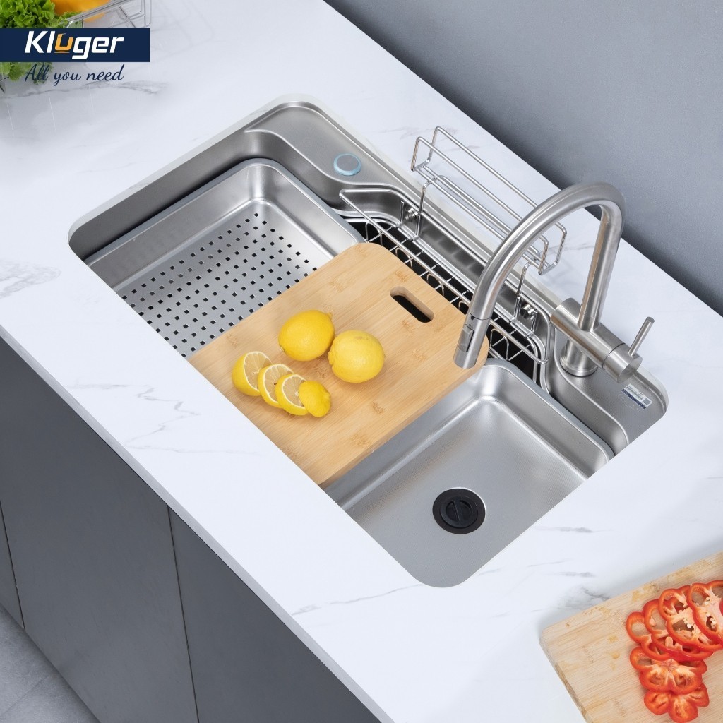 [TẶNG VÒI] Chậu rửa bát Kluger KF7848FS - S78 Plus Thiết Kế Tinh Tế, Tiện Ích Cho Mọi Nhà
