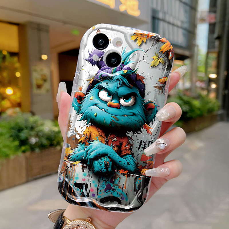 Ốp Lưng OPPO Reno 5 5G Reno 5K 5G Find X3 Lite Case Trong suốt Vỏ mềm Mẫu Hoạt hình đáng yêu