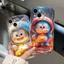 Ốp Lưng VIVO Y12 Y12i Y15 Y16 Y17 Y15s Y15a Y15c Y01 Y35 Y56 5G Y3 Y3s Case Trong suốt Hoạt hình Mèo Xanh đáng yêu