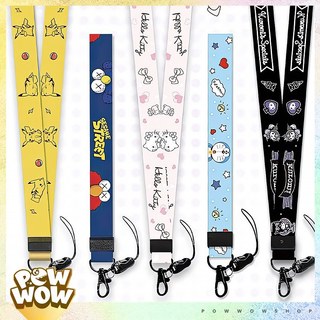 Dây Đeo Điện Thoại / Bảng Thẻ Nhân Viên Vải Canvas Phong Cách Nhân Vật Hoạt Hình Anime Manga Loại Dài 45cm Và Ngắn 18cm