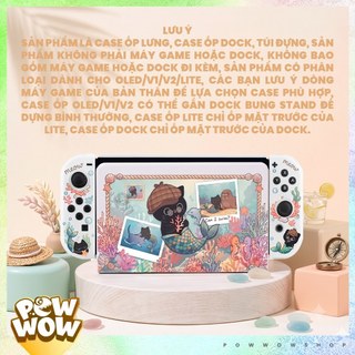 Oled Case Ốp Máy / Case Ốp Dock Dành Cho Máy Game Nintendo Switch Phong Cách Summer Adventure