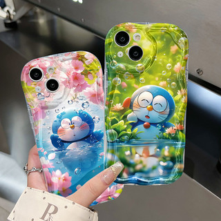 Ốp Lưng OPPO A53 2020 A33 2020 A53s A54 A32 A11s Case Trong suốt Hoạt hình Mèo xanh đáng yêu