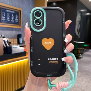 Ốp Lưng OPPO A18 A38 Case Với Lanyard Chống xước