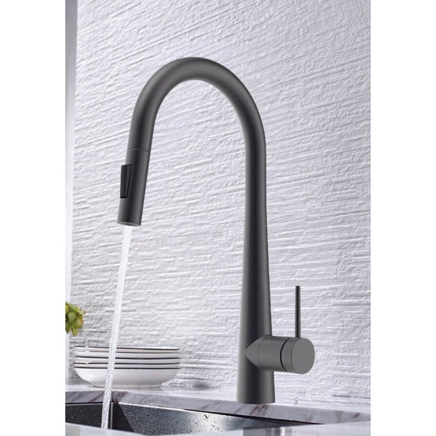 Vòi Rửa Bát Hafele HT25-SH1P417 Đen 567.24.498 – Inox Cao Cấp, Sang Trọng