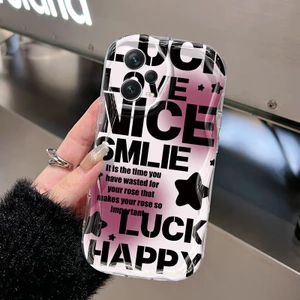 Ốp Lưng Xiaomi Redmi Note 13 Pro 5G Note 12 Note 11 11s POCO X6 5G Case Trong suốt Văn bản Thời trang Vỏ mềm