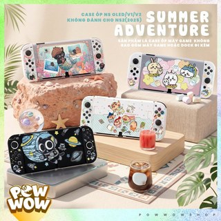 Oled Case Ốp Máy / Case Ốp Dock Dành Cho Máy Game Nintendo Switch Phong Cách Summer Adventure