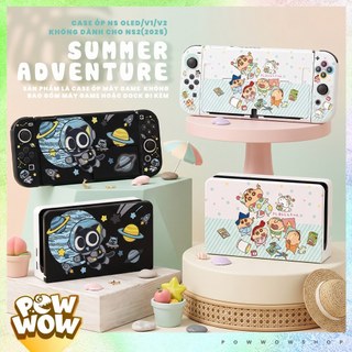 Oled Case Ốp Máy / Case Ốp Dock Dành Cho Máy Game Nintendo Switch Phong Cách Summer Adventure
