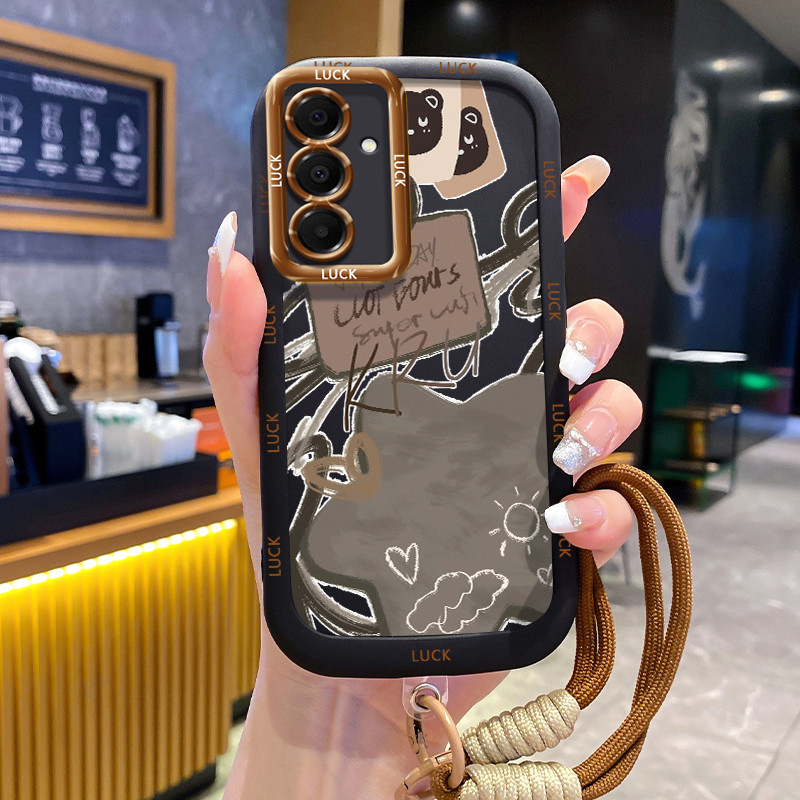 Ốp Lưng Samsung A16 4G A16 5G A15 4G A15 5G A14 5G A14 4G A24 A25 5G A34 5G A54 5G A35 5G Case Với Lanyard Thời trang