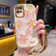 Ốp Lưng OPPO A54 4G Case Hoa vẽ đẹp Với Lanyard