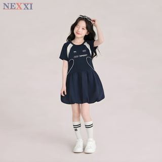 2506.81 - Đầm thun Nexxi phối tùng bí sport size 5-8y