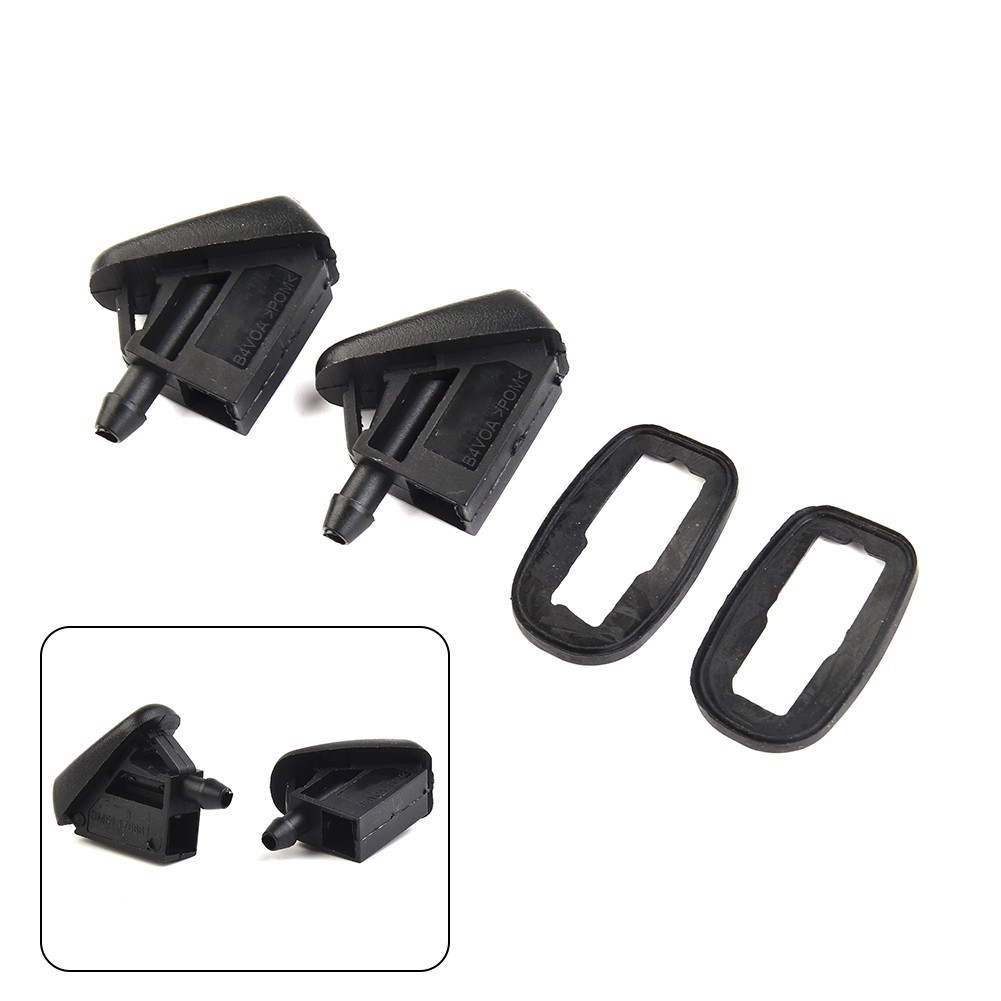 ⭐ GIẢM GIÁ LỚN⭐2 Chiếc Phía Trước Kính Chắn Gió Khăn Lau Máy Giặt Vòi Phun Phản Lực Cho Xe Ford Focus Cho Mondeo [ane-vn]