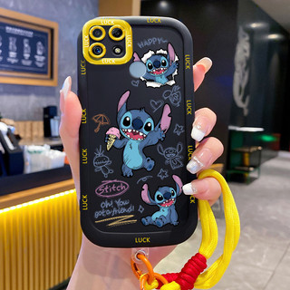 Ốp Lưng Realme C12 C15 C25 C25s C21Y C25Y Narzo 20 Narzo 30A Narzo 50A Case Động vật nhỏ Với Lanyard