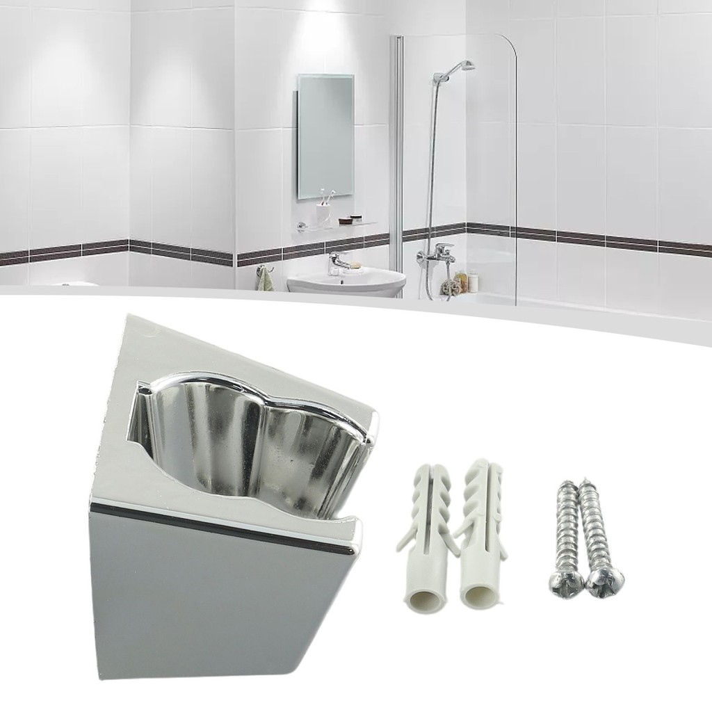 [GIGGLE] Giá đỡ tay sen trong phòng tắm có thể điều chỉnh Đầu giá đỡ treo tường Chrome Bạc