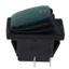 DPST 16A 250VAC Rocker Switch Công tắc đặt lại tròn có nắp chống nước 30 * 24mm