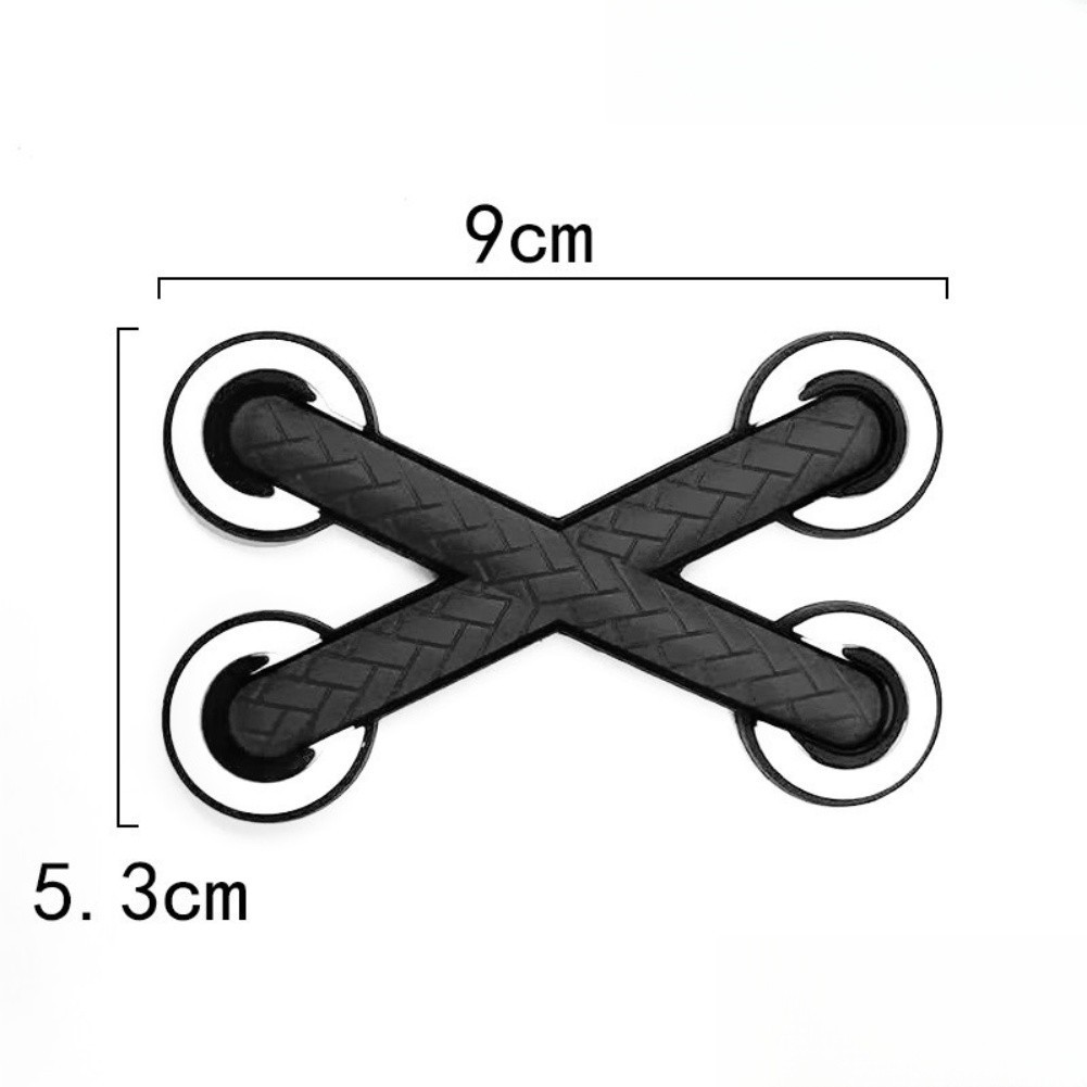 ⭐ Bán chạy ⭐Xe Máy 3D Ngộ nghĩnh Cross Dây Giày Trang Trí Miếng Dán Đề Can Xe Hơi [land-vn]