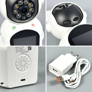 Camera Wifi Yoosee Video Call Có Màn Hình Độ Phân Giải Full Hd Siêu Nét C30Y 8 Led Đàm Thoại 2 Chiều Có Màu