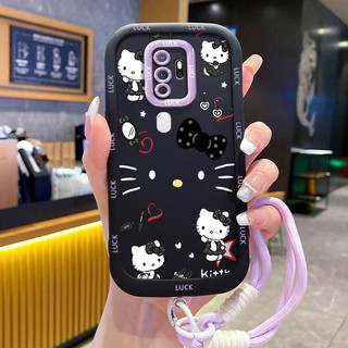 Ốp Lưng OPPO A5 2020 A9 2020 Case Mèo Dễ thương Với Lanyard