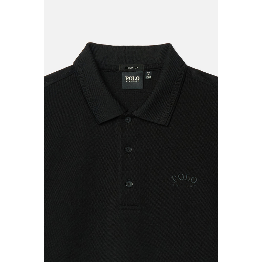 Áo Polo Nam Trơn Cao Cấp Ninomaxx Form Travel Fit DENSECOTTON Thấm Hút Giữ Form Tốt 2505006