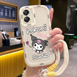Ốp Lưng OPPO A57 2022 A77 2022 A57s A57e A77s Case Thỏ Hoạt hình Với Lanyard