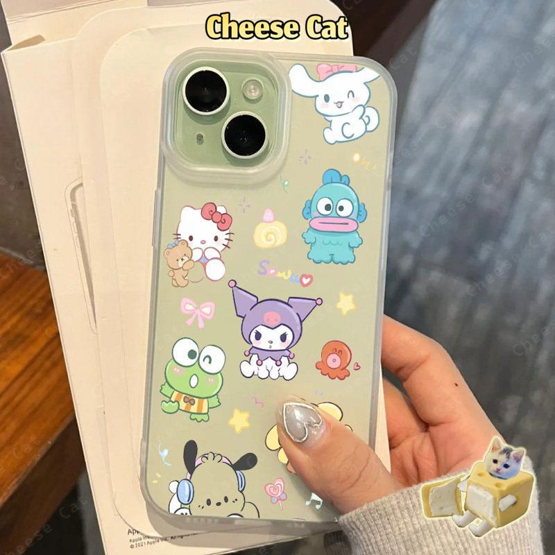 phim hoạt hình dễ thương Ốp điện thoại cho iPhone 15 14 13 12 11 16 17 Pro Max 7 Plus XR Xs Max 17 Air