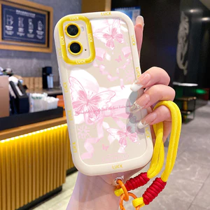 Ốp Lưng OPPO A36 A76 A96 Case Dễ thương Với Lanyard