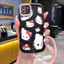 Ốp Lưng Samsung A03 Case Mèo Hoạt hình Với Lanyard