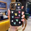 Ốp Lưng OPPO A36 A76 A96 Case Hoạt hình Với Lanyard