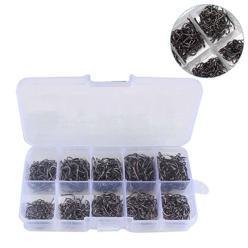 Bộ Móc Câu Thép Carbon Cao Cấp Cho Cá Bay (500/100 Chiếc)