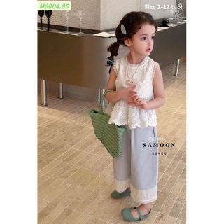 M6004 - Bộ Nickids áo thêu quần dài cho bé size 90-160