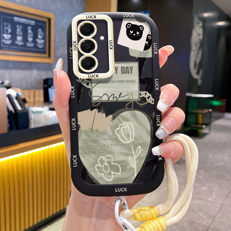Ốp Lưng Samsung A16 4G A16 5G A15 4G A15 5G A14 5G A14 4G A24 A25 5G A34 5G A54 5G A35 5G Case Với Lanyard Thời trang