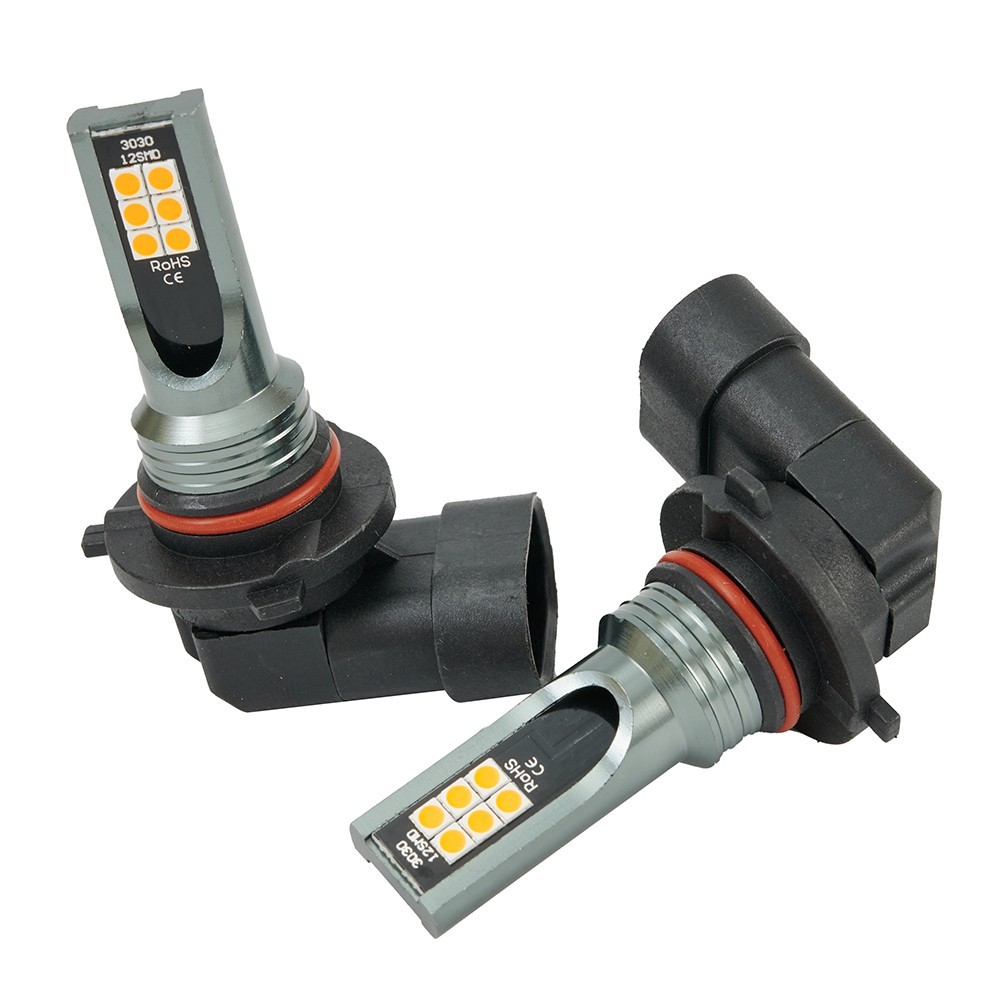 2x 9006 HB4 108W Bóng Đèn LED Sương Mù 3000K Vàng Đèn Sương Mù 20000LM Siêu