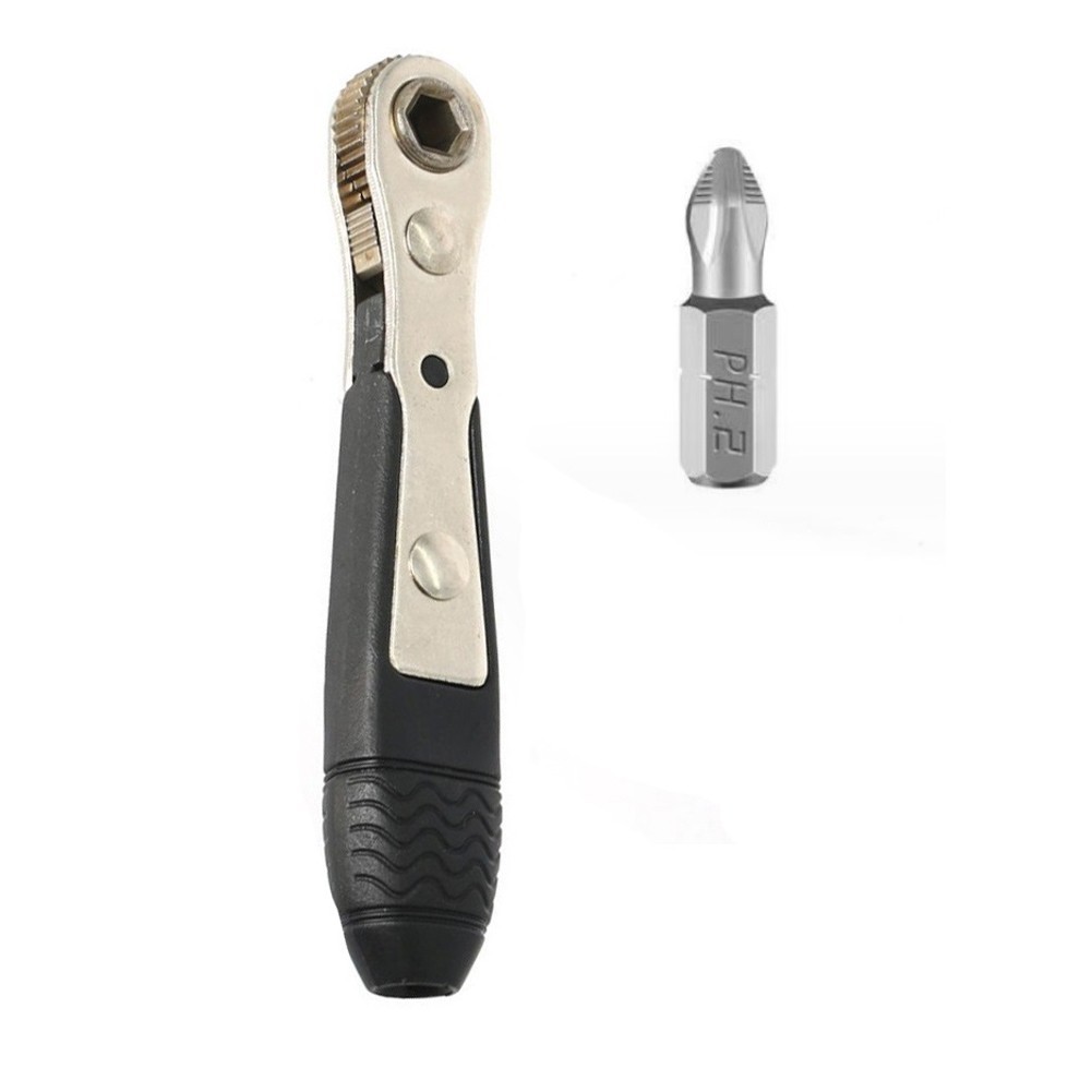 [Smellshi] 1 / 4 Cần tuốc nơ vít có thể điều chỉnh Cờ lê Ratchet nhanh Ổ cắm nhanh Dụng cụ cờ lê