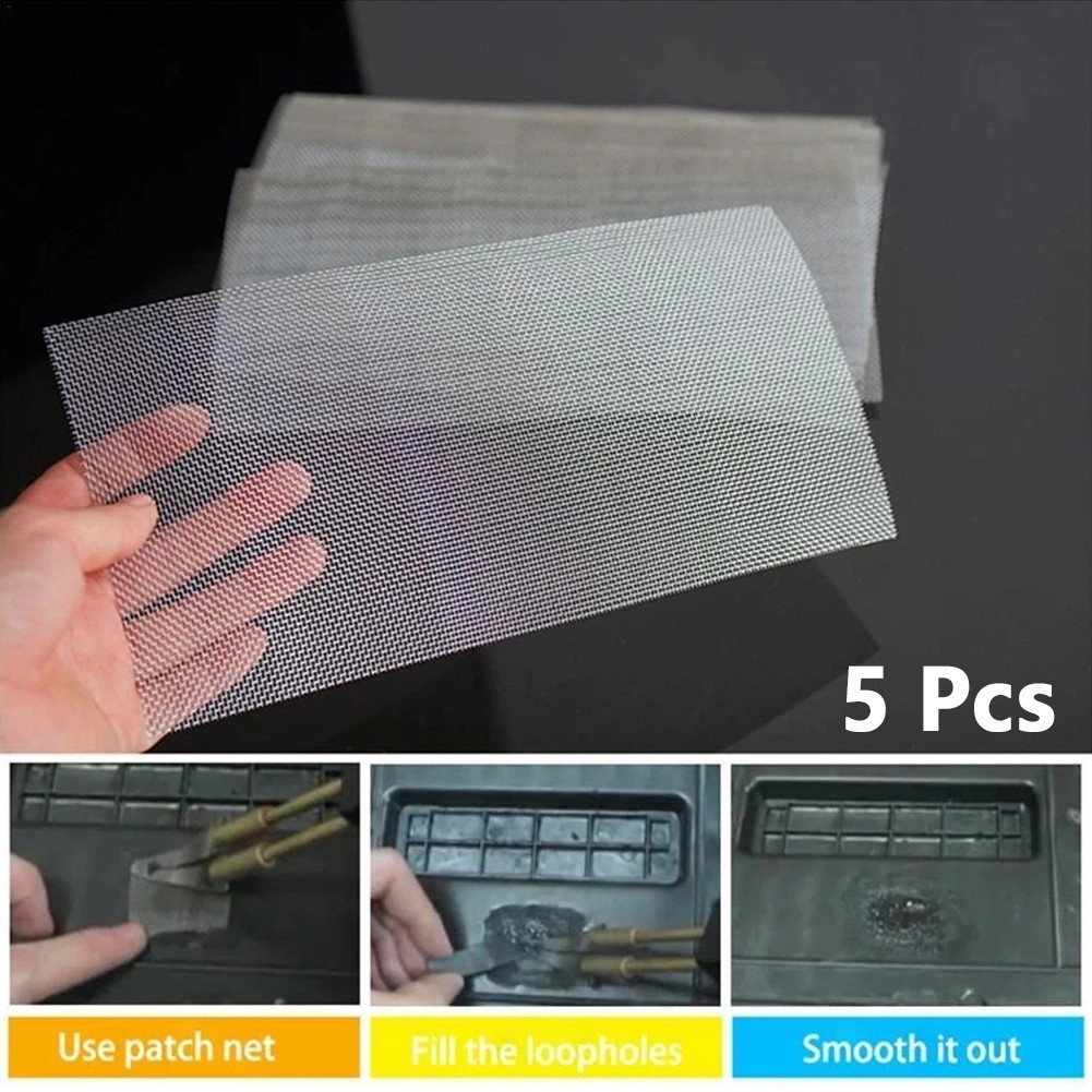 [GIGGLE] 5 Lỗ Sửa Chữa Lưới Nhựa Đa Năng Cho Lỗ Thông Hơi Thân Ốp Lưng