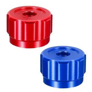 [FUXIN] Tay cầm bánh xe tròn, Tay cầm vòi Đồng hồ đo đa dạng Núm hợp kim nhôm Đỏ xanh