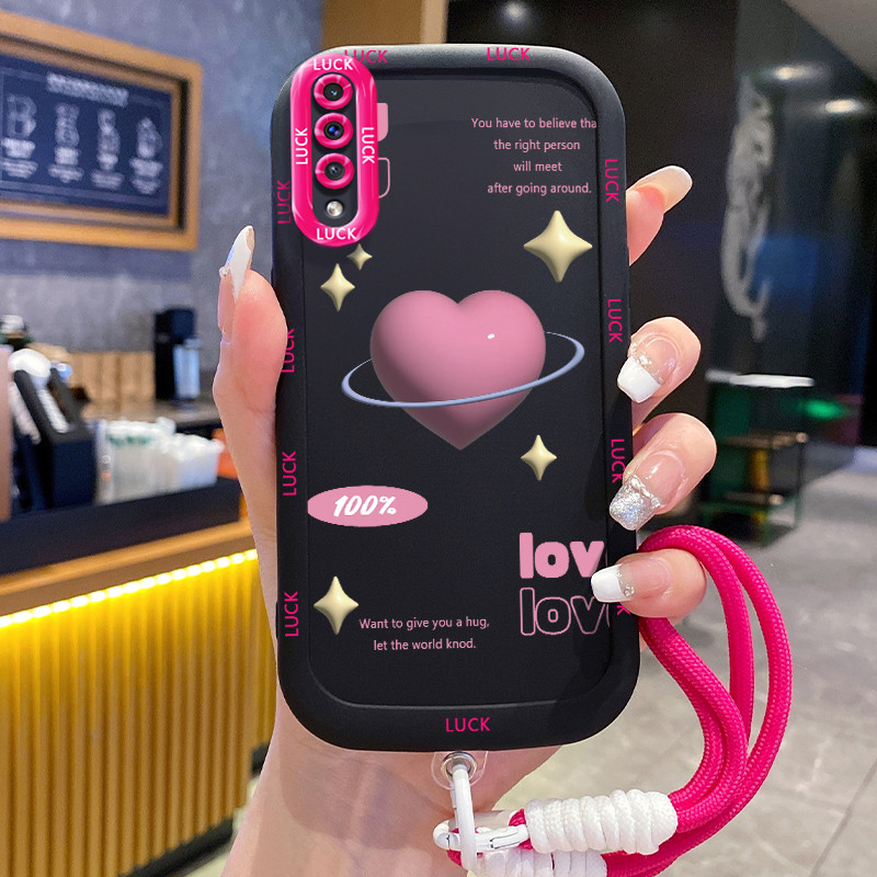 Ốp Lưng Samsung A50 A50s A30s Case Với Lanyard Chống xước