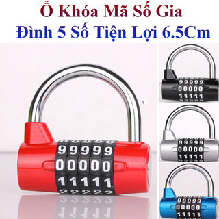 Ổ Khóa Mã Số Gia Đình 5 Số Tiện Lợi 6.5Cm