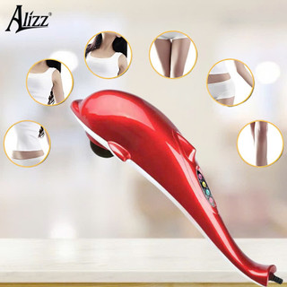 Máy Massage Cầm Tay Hình Dáng Cá Heo Xinh 6 Đầu 4 Chế Độ Alizz Al-14265