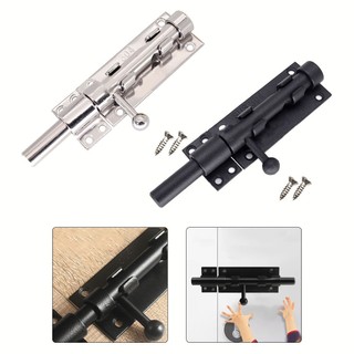 [FUXIN] Chốt thép không gỉ 304 cao cấp cho cửa an toàn Khóa rắn màu đen